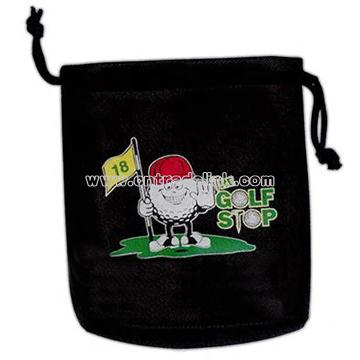 Promotion Item Black synthetic leather golfer's pouch