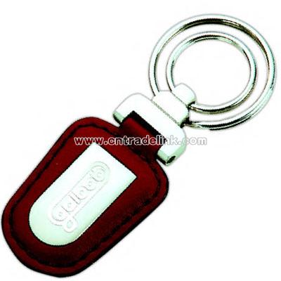 Promotional Arch With Leather Back - Key Tags