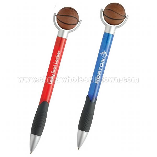 Promotional Basketball Stressball Pen