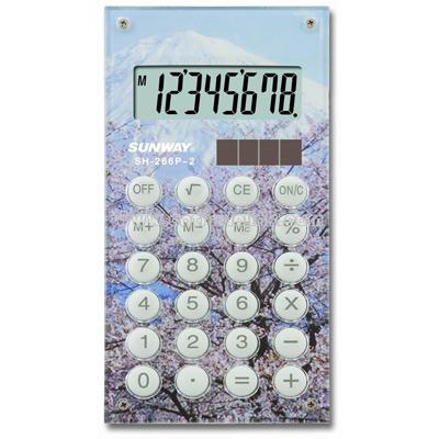 Promotional Calculator with Cherry Blossom