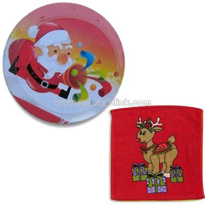 Promotional Compressed Towel for Xmas Gifts