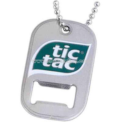 Promotional Etched Stainless Steel Dog Tag