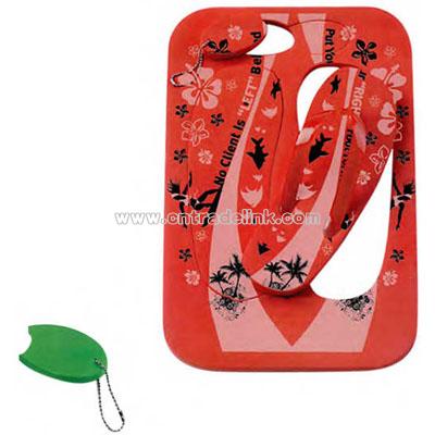 Promotional Flip Flops With Key Tag