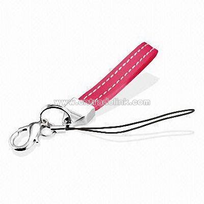 Promotional Leather Mobile Phone Strap