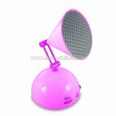 Promotional Novelty Radio with Movable Speaker and Volume Control
