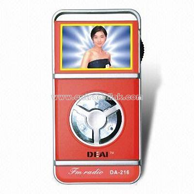 Promotional Novelty Radio with Stereo Earphones