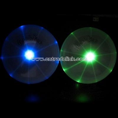 Promotional Plastic Fiber Flashing Flying Disc