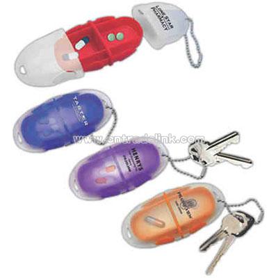 Promotional Pocket Pill Compartment Key Tag