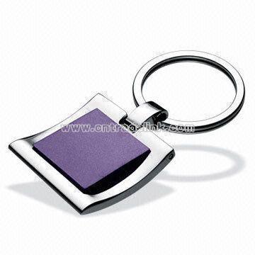 Promotional Polished Metal Keychain