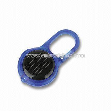 Promotional Solar Battery Flashlights with Key Holder