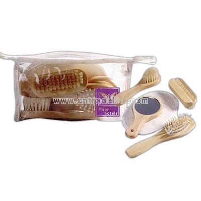 Promotional Spa Set With Natural Wood Handles