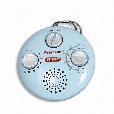 Promotional Waterproof Novelty Radio with Large Logo Space