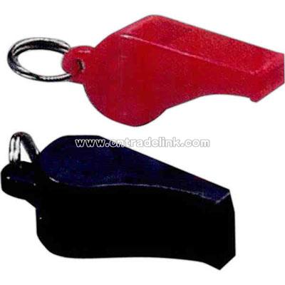 Promotional plastic whistle