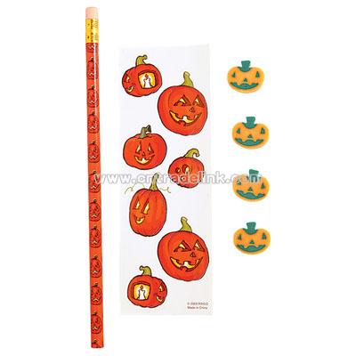 Pumpkin Stationery Set