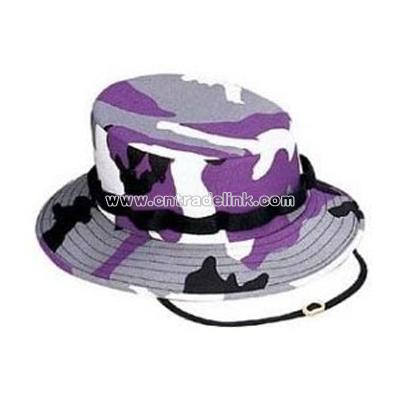 Purple Camouflage Jungle Hat