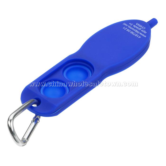 Push Pop Fidget Pen with Carabiner