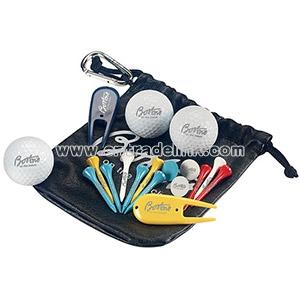 Putter's Pouch with Nike NDX Heat Golf Balls
