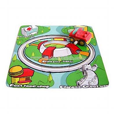 Puzzle Tracking Wind up Car