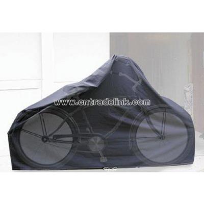 Pyramid Heavy Duty Plastic Bicycle Storage Cover with Draw String Blue
