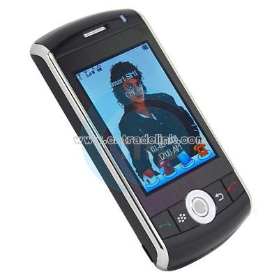 Quad Band Dual SIM Card Mobile Phone with Trackball
