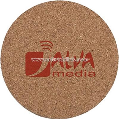 Queens Round Cork Coaster