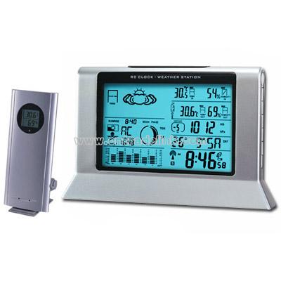 RF Weather Station & Radio Controlled Clock with World Time