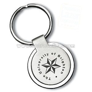 ROUND GENEVA METAL KEYRINGS