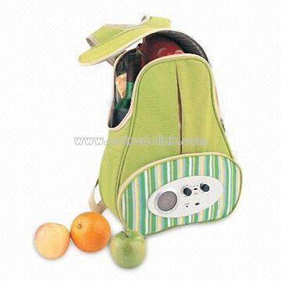 Radio Cucurbit Cooler Bag with Audio Output
