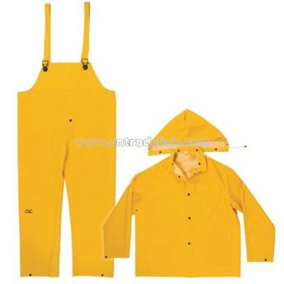 Rain Wear .35MM 3-Piece Rain Suit Yellow - 4XLarge