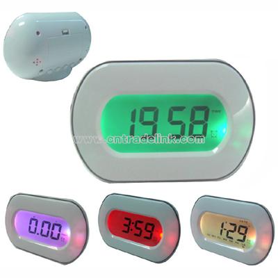 Rainbow LCD Clock
