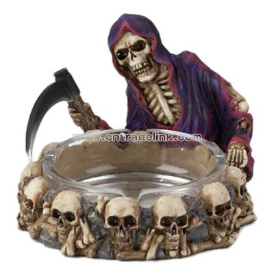 Reaper Ashtray with Glass Insert