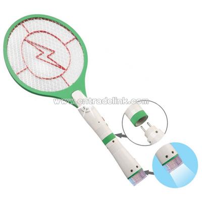 Rechargeable Fly Swatter With Flashlight