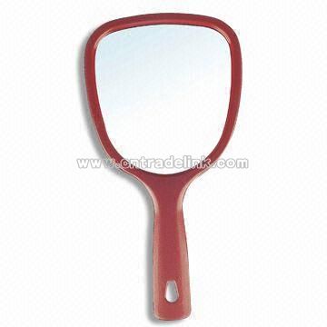 Rectangle plastic handle mirror