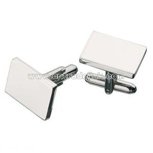 Rectangular Plain Cufflink