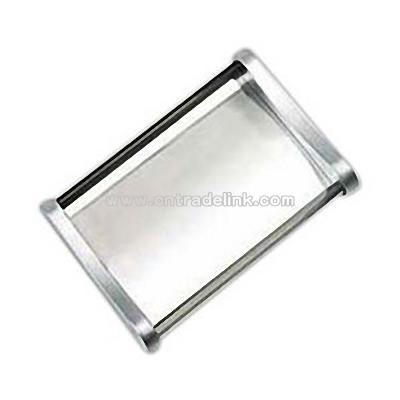 Rectangular shaped ashtray