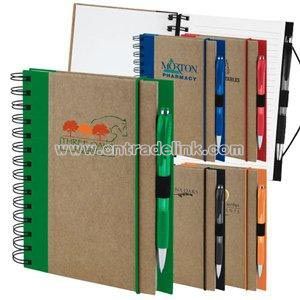 Recycled Color Spine Spiral Notebook