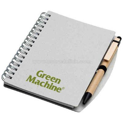 Recycled Memo Pad and Pen