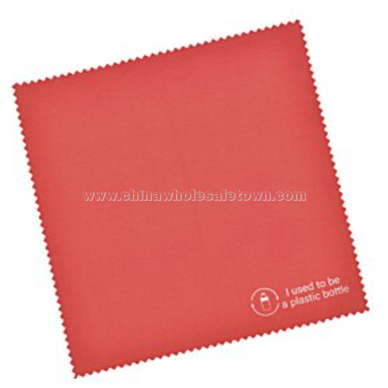 Recycled Polyester Cleaning Cloth in Printed Pouch