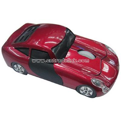 Red Car Optical Mouse