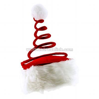 Red Coil Santa Hat