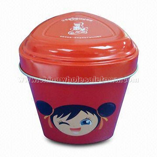 Red Gift Milk Tin