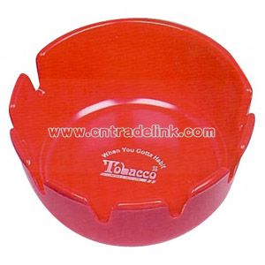 Red Melamine Ashtray