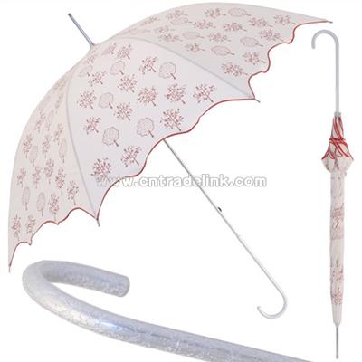 Red Rain & Shine SPF Umbrella
