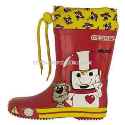 Red Rain Boot