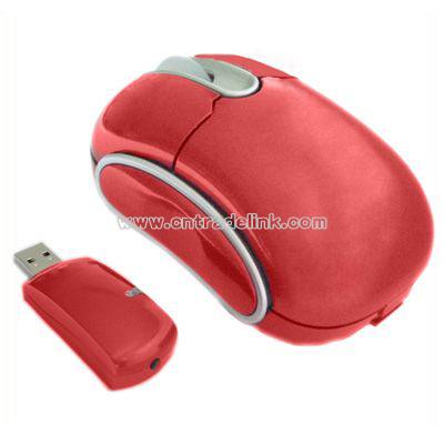 Red Wireless Mouse