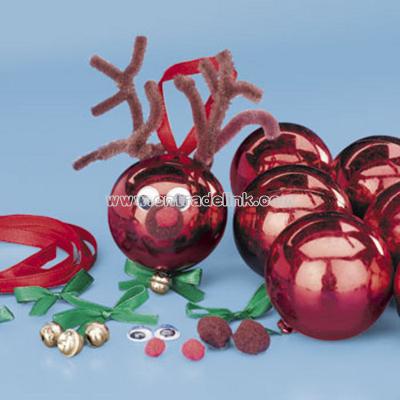 Reindeer Ball Ornament Craft Kit