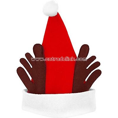 Reindeer Santa Hat