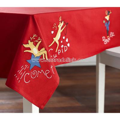 Reindeer Tablecloth