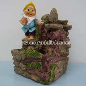 Resin Christmas Min. Fountain
