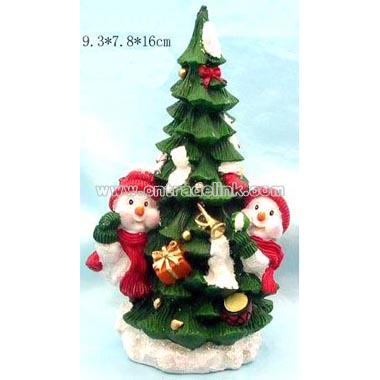 Resin Christmas Tree Figurine